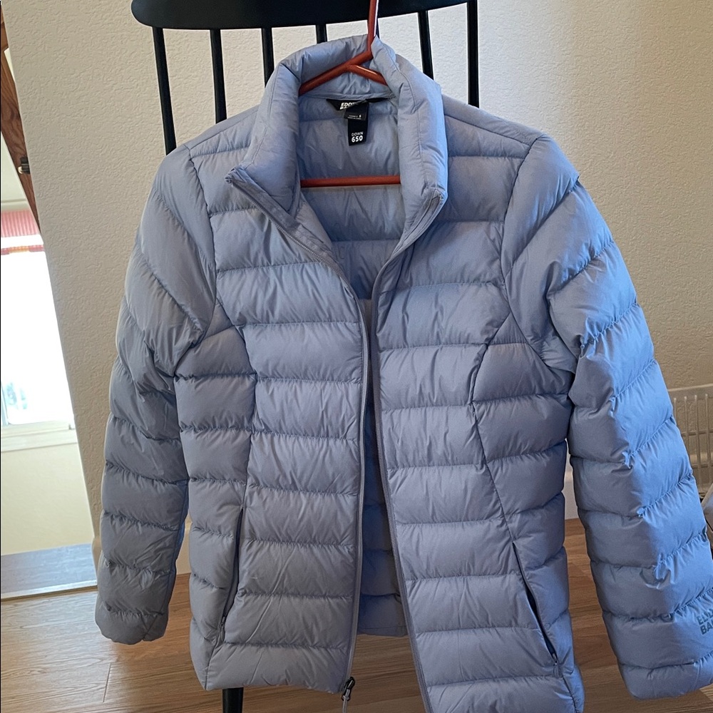 Eddie Bauer Women's Sky Blue Puffer Jacket